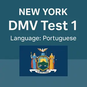 New York State DMV Practice Test in Portuguese