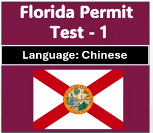 Florida Driver's License Test Questions in Chinese Online Quiz