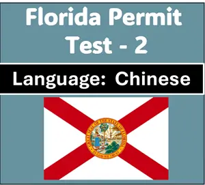 Florida Class E Learner’s Permit Test in Chinese Online