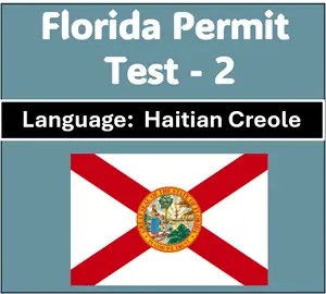 Florida Class E Learner’s Permit Test in Haitian Creole Online