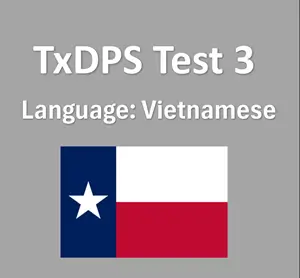 Texas DMV Driver’s Permit Test Quiz in Vietnamese Online