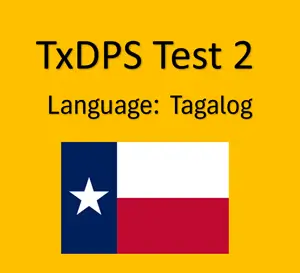 Texas Driving License Test Online in Tagalog PDF Manuals