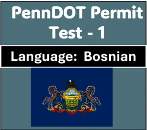 PA Driver’s License Test Questions in Bosnian
