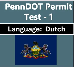 PA Driver’s License Test Questions in Dutch Online Quiz
