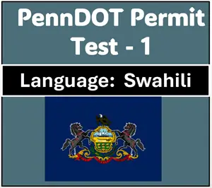 PA Driver’s License Test Questions in Swahili Online Quiz