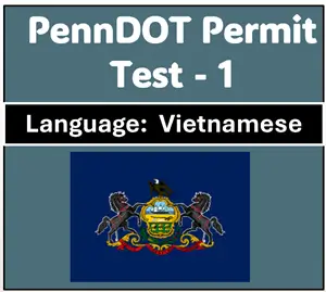 PA Driver’s License Test Questions in Vietnamese Online Quiz
