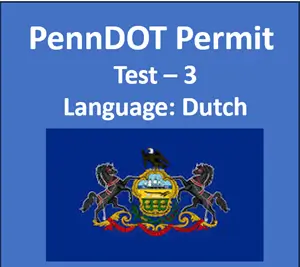 PennDOT Learner’s Permit Test in Dutch Questions Answers