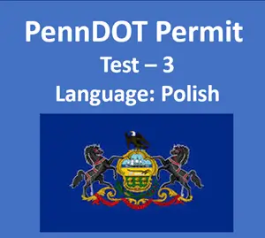 PennDOT Learner’s Permit Test in Polish Questions Answers