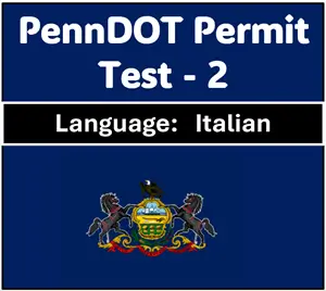 Pennsylvania DMV Permit Test Quiz in Italian Free PDF
