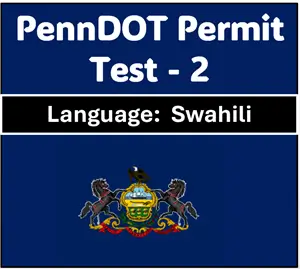 Pennsylvania DMV Permit Test Quiz in Swahili Free PDF