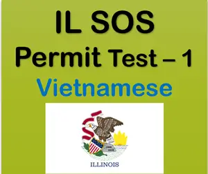 Illinois Practice Permit Test in Vietnamese Handbook