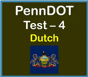 PA Driver’s Permit Practice Test in Dutch PDF FREE