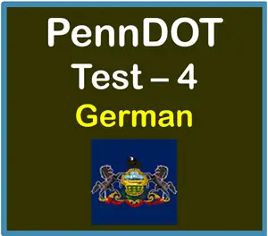 PA Driver’s Permit Practice Test in German PDF Free
