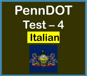 PA Driver's Permit Practice Test in Italian [PDF] Download