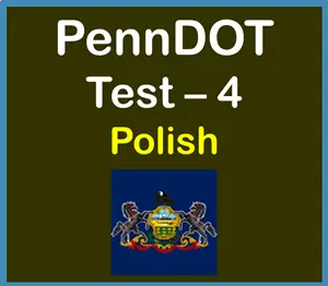 PA Driver’s Permit Practice Test in Polish PDF