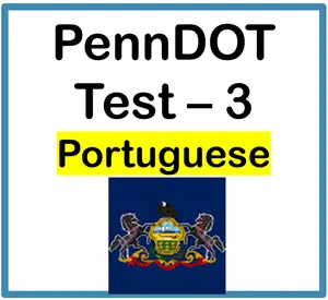 PennDOT Learner’s Permit Test in Portuguese Questions Answers