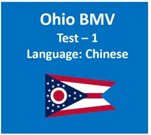 Ohio BMV Temps Practice Test in Chinese Online
