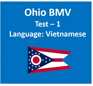 Ohio BMV Temps Practice Test in Vietnamese