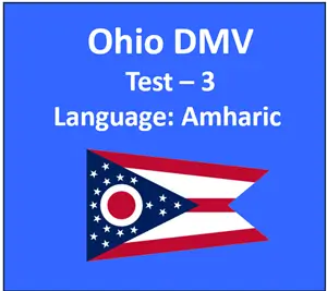Ohio DMV Written Knowledge Test in Amharic