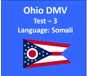 Ohio DMV Written Knowledge Test in Somali Free PDF