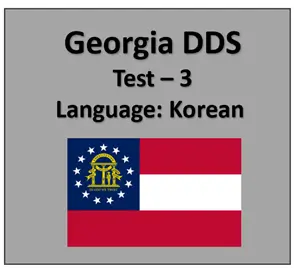 Georgia DMV Permit Test Online Korean