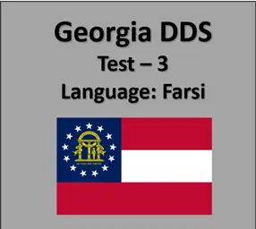 Georgia DMV Permit Test Online in Farsi
