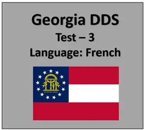 Georgia DMV Permit Test Online in French