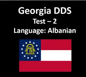 Georgia Driver’s License Test Questions in Albanian