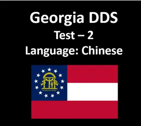 Georgia Driver’s License Test Questions in Chinese Online