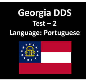 Georgia Driver’s License Test Questions in Portuguese