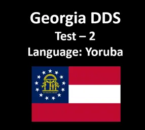 Georgia Driver’s License Test Questions in Yoruba Free