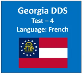 Georgia DDS Written Test Quiz in French Online