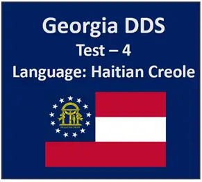 Georgia DDS Written Test Quiz in Haitian Creole