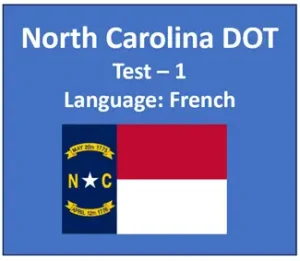 NC DMV Practice Test in French Manual