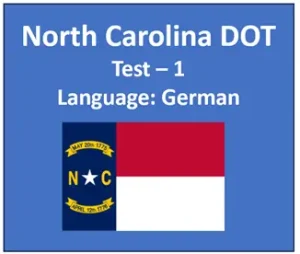 NC DMV Practice Test in German Manual